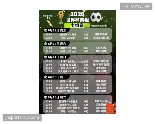 2026世界杯揭幕战安排规则有哪些